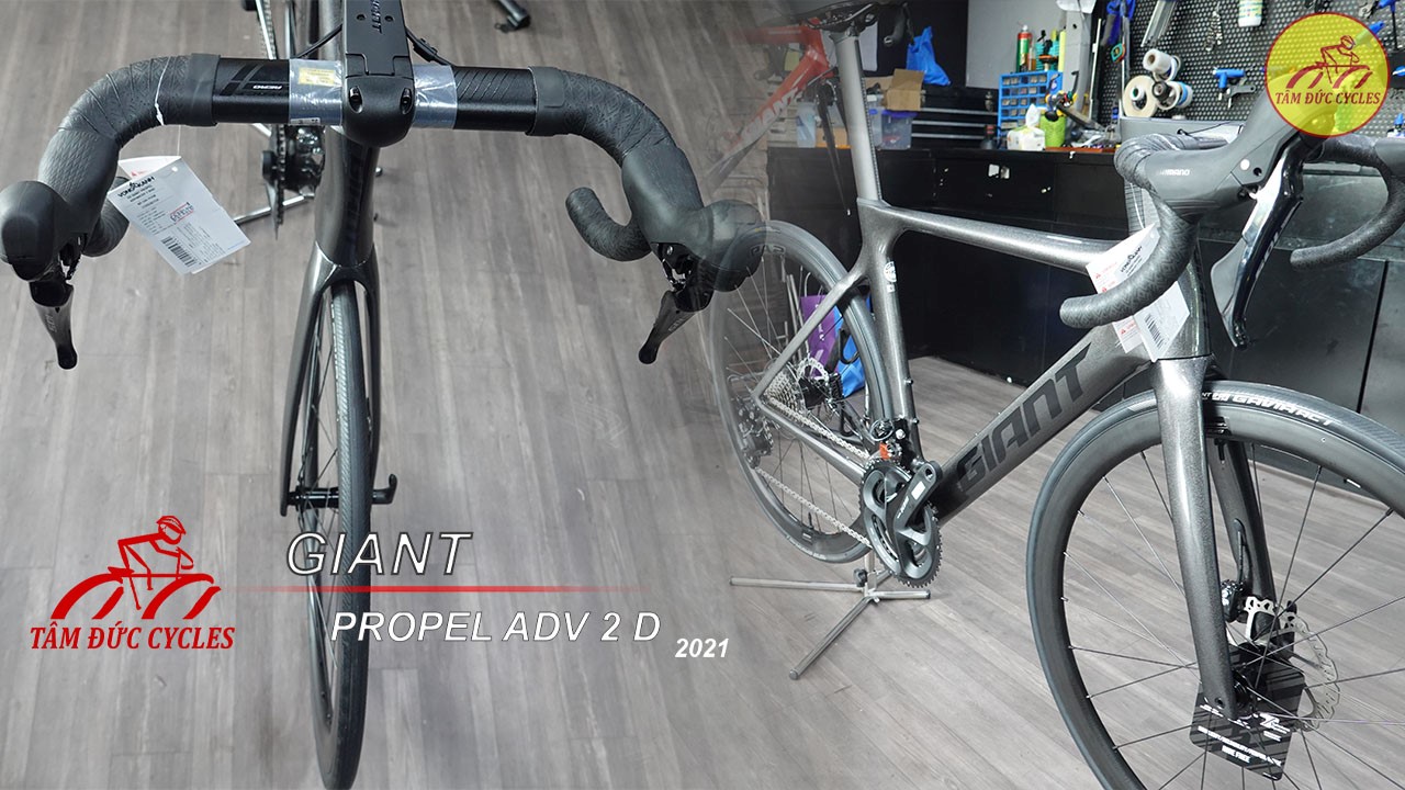(Giant Propel ADV 2 D bản 2021 Sở hữu kiểu dáng tốc độ, được các hội xe đạp đua Việt Nam yêu thích)