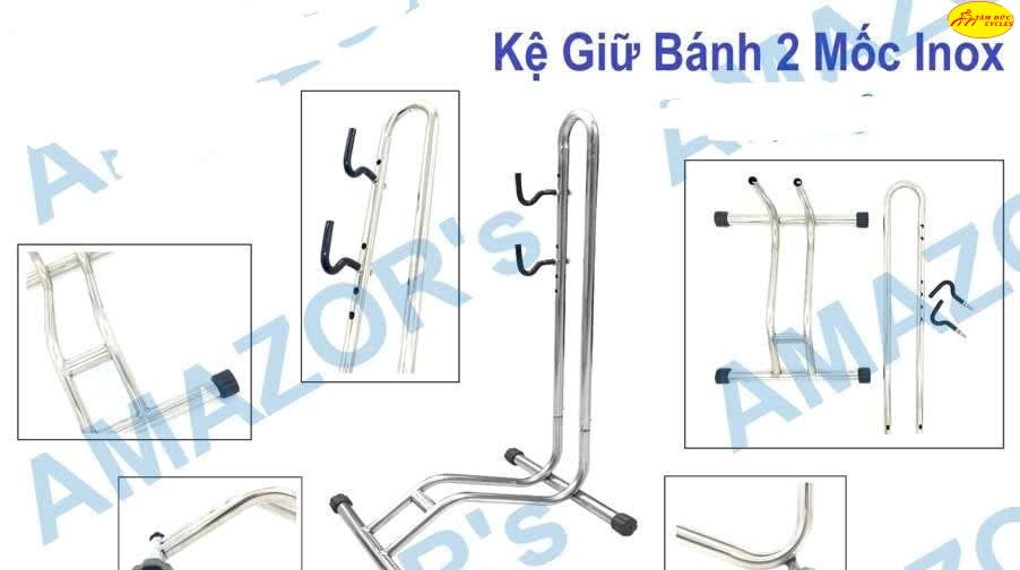 chống gác xe chữ L