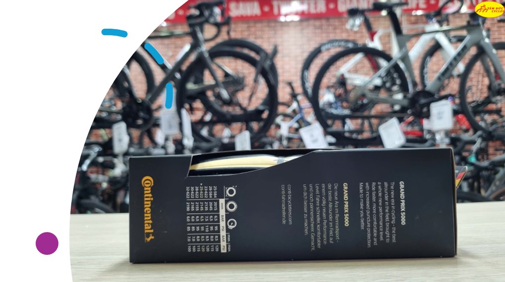 LỐP XE ĐẠP CONTINENTAL 5000 VIỀN VÀNG 700X25