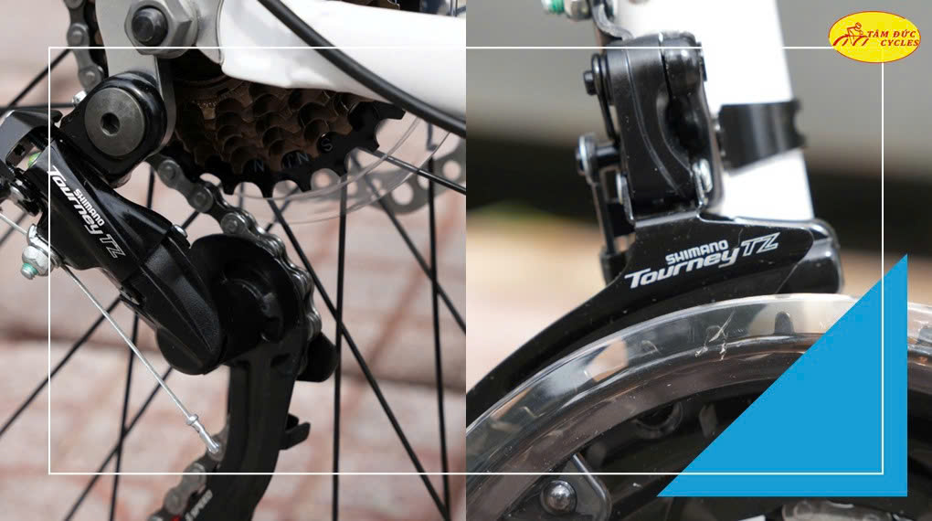 XE ĐẠP LEO NÚI QT870 – KHUNG NHÔM 6061, PHỤ TÙNG SHIMANO ALTUS