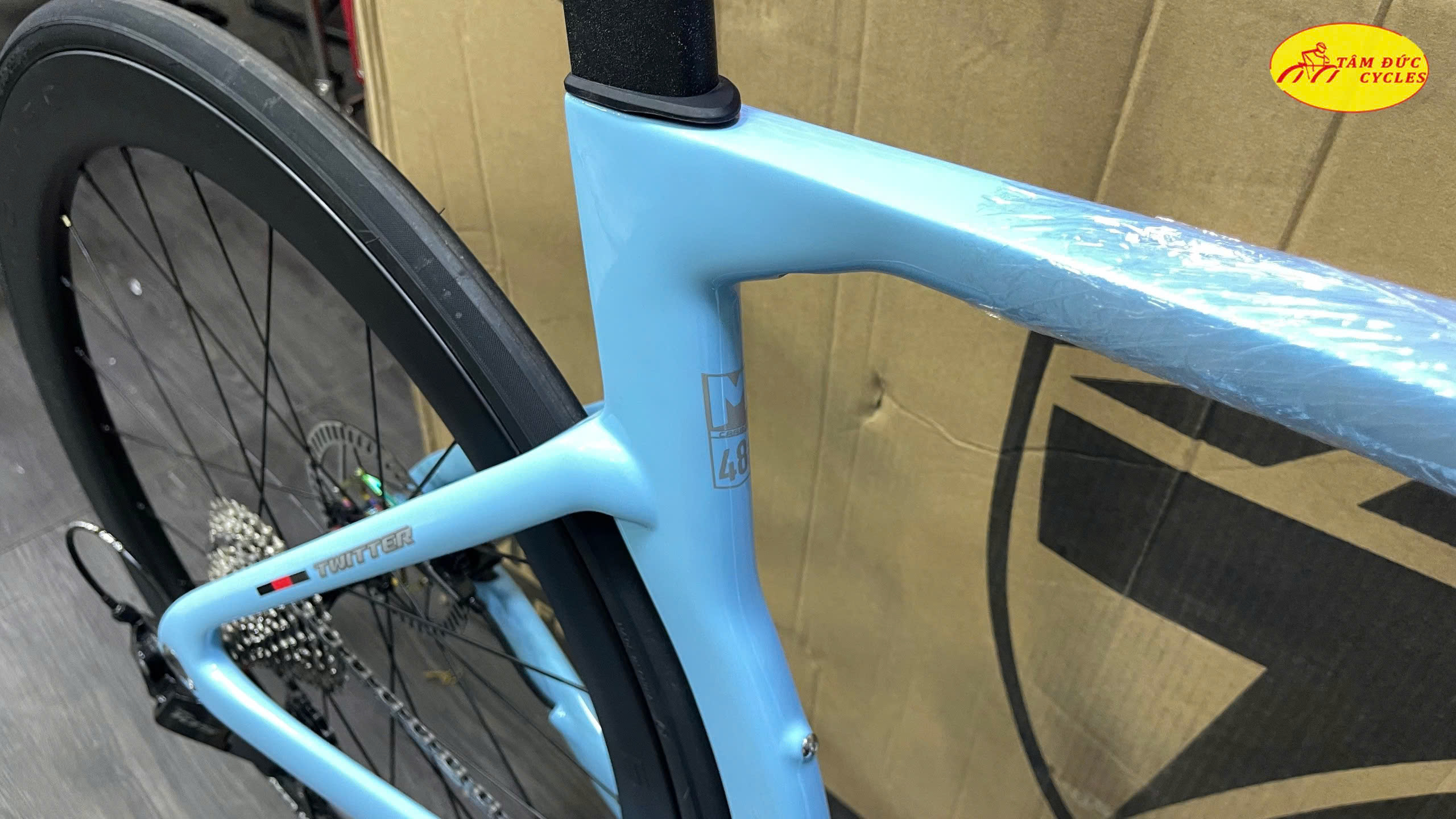 Xe đạp Twitter T8 Pro - 5 Món Shimano 105